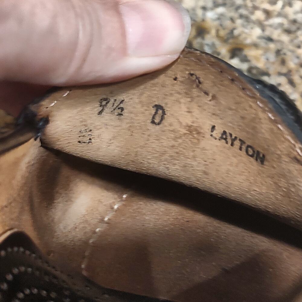G.H. Bass & Co. Black Leather Mens Loafers Size 9.5D Layton - Picture 14 of 14